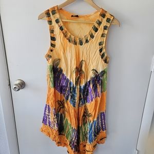 Beachy colorful dress or cover up